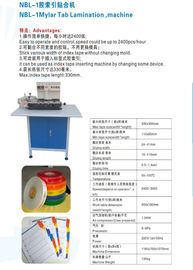 Industrial Index Tab Cutting Machine Gluing Time 0.5-1.4 Sec Reliable Operation